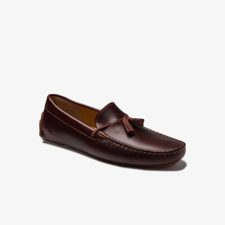 Lacoste Vestidos Piloter Tassel Loafer Marrom Marrom | 8I8lwZhl