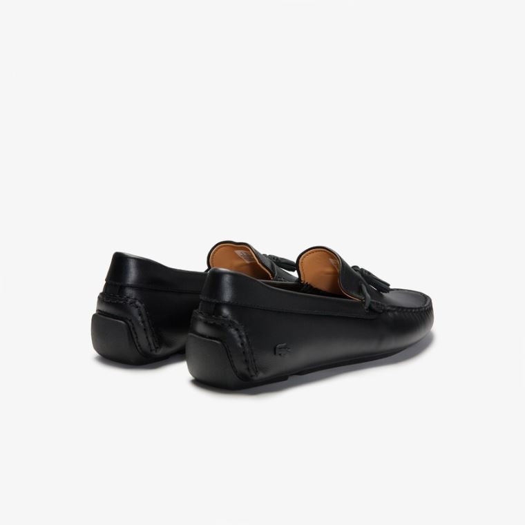 Lacoste Vestidos Piloter Tassel Loafer Pretas Marrom | uH41BPQq