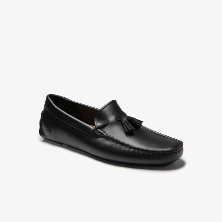 Lacoste Vestidos Piloter Tassel Loafer Pretas Marrom | uH41BPQq