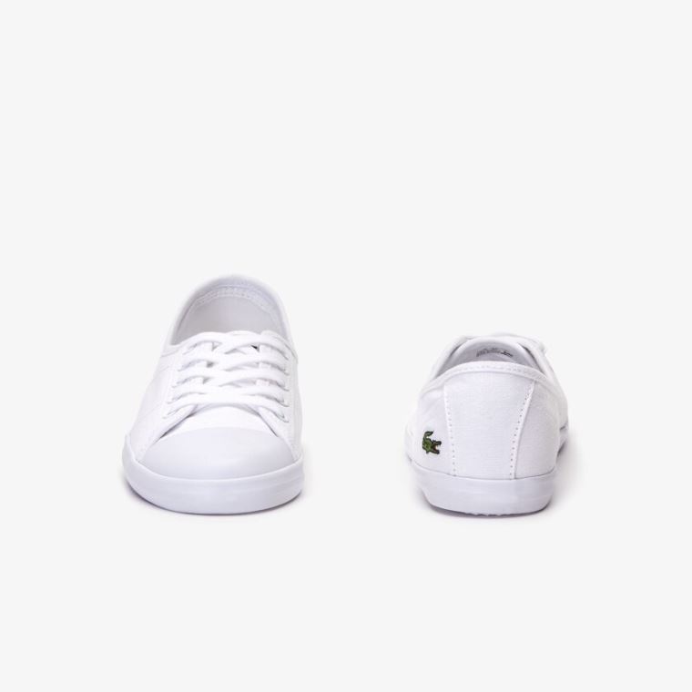 Lacoste Ziane Lona Sneakers Branco | 07vV09ib