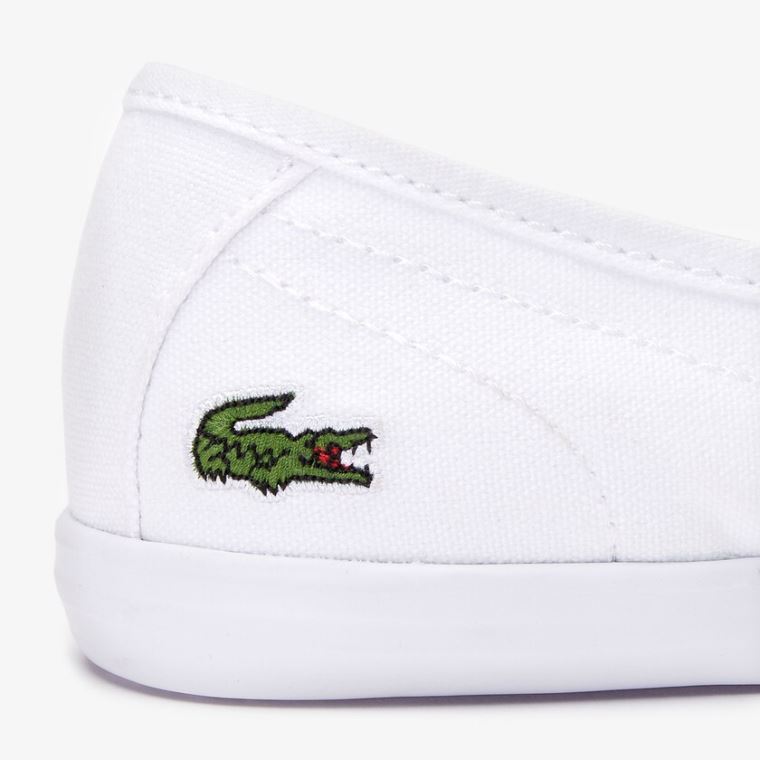 Lacoste Ziane Lona Sneakers Branco | 07vV09ib