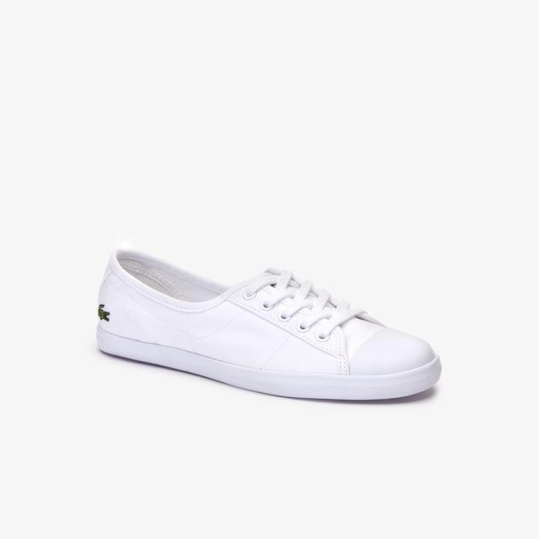 Lacoste Ziane Lona Sneakers Branco | 07vV09ib