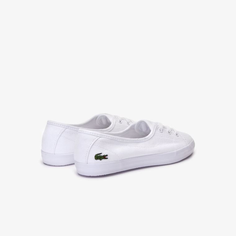 Lacoste Ziane Robusto Lona Sneakers Branco | HYGFEdzn