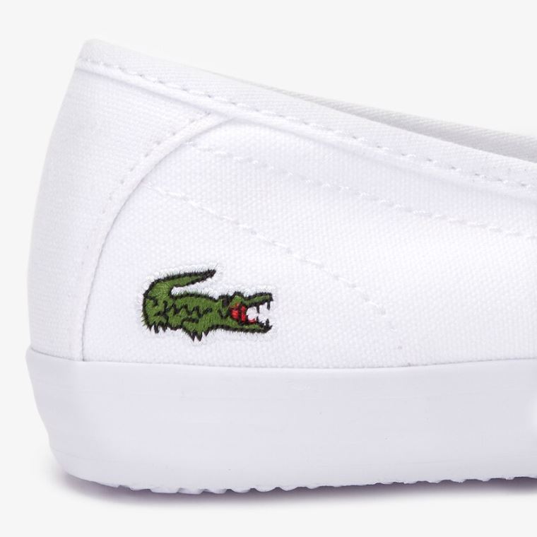 Lacoste Ziane Robusto Lona Sneakers Branco | HYGFEdzn