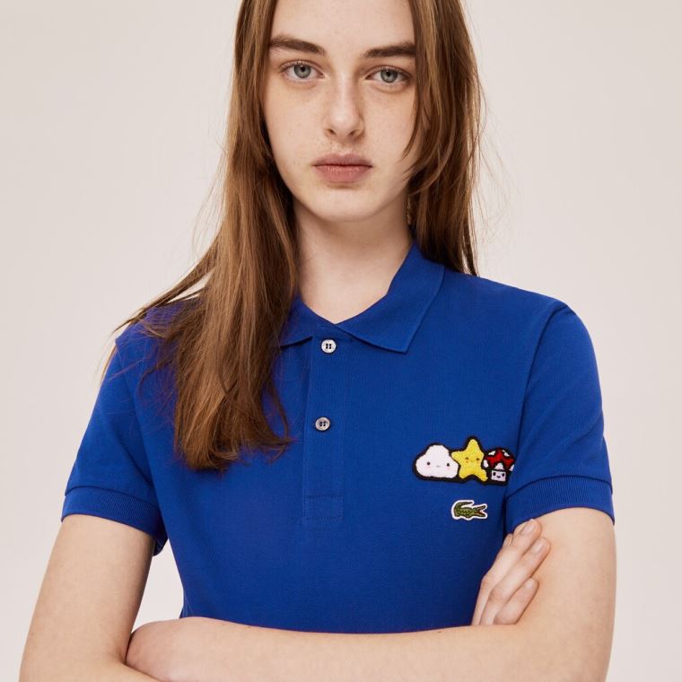 Lacoste x FriendsWithYou Design Classicos Fit Polo Shirt Azuis | Kz35rkMm