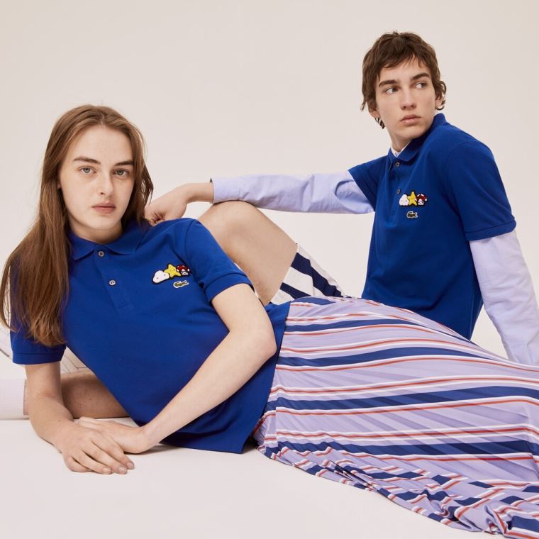 Lacoste x FriendsWithYou Design Classicos Fit Polo Shirt Azuis | Kz35rkMm