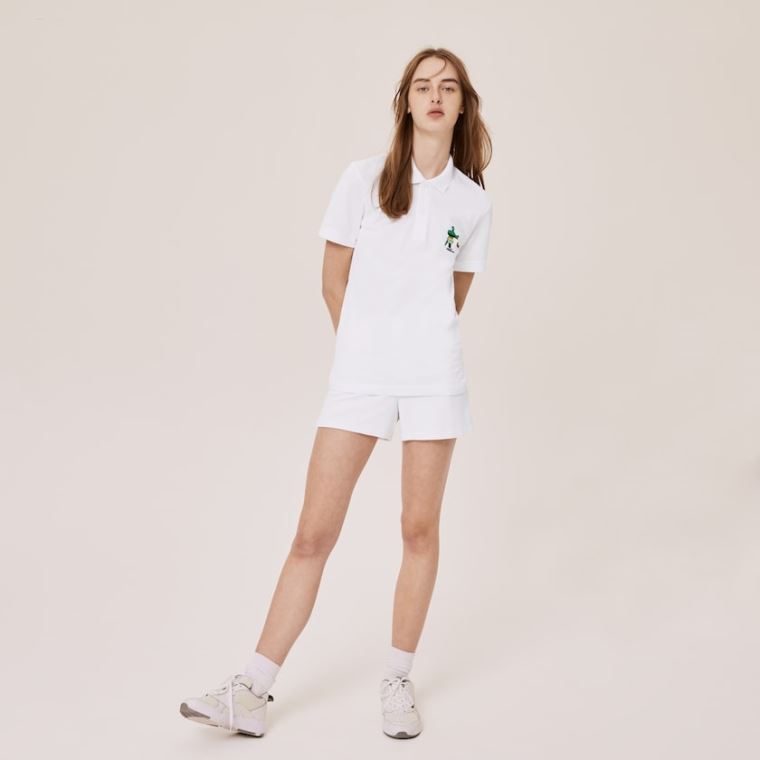 Lacoste x Jeremyville Design Classicos Fit Polo Shirt Branco | apf4AQIQ